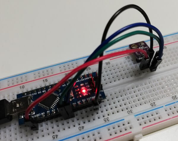 Schaltung BME280 Sensor am Arduino Nano