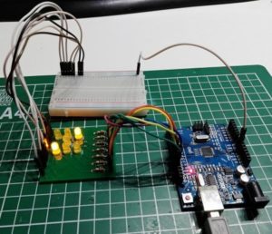 Aufbau der Schaltung mit dem Arduino UNO