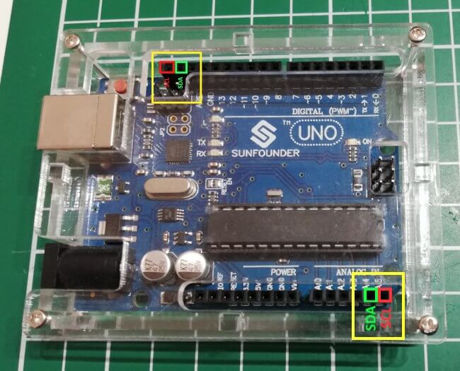Arduino UNO SCL & SDA Pins