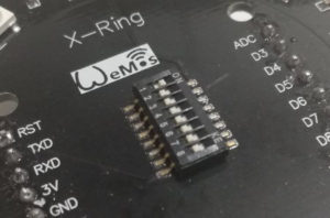 X-Ring - Schalter zum wählen des digitalen Pins