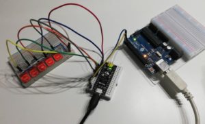 Schaltung MH-Tiny ATTiny88 und Arduino UNO für SoftwareSerial