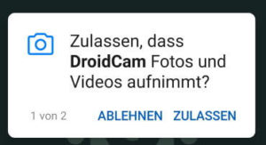Android IP-Cam mit DDNSS.de & DroidCam