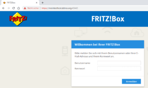 Fritz!Box per Adresse über ddnss.de erreichbar