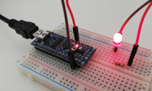 Arduino Nano - aktive LED am digitalen Pin D3