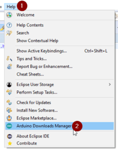 Eclipse - Arduino Downloads Manager