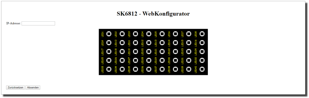 SK6812 - Webkonfigurator