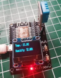 DIY IoT Wetterstation mit ESP8266 Microcontroller, DHT11 Sensor und 0,96" OLED Display