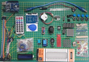 Inhalt der Box - RFID Starter Set für den Arduino UNO 3