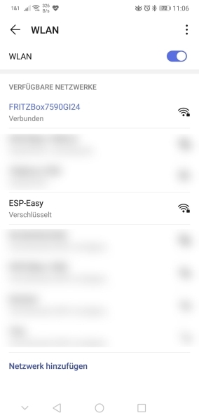 ESP-Easy WiFi Netzwerk