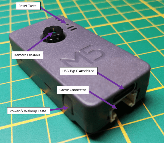 Aufbau der M5Stack Timer Camera X