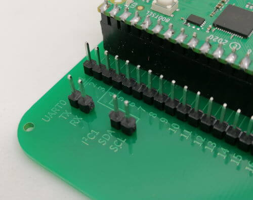 UART & I2C Pins auf dem DIY Expansion Board