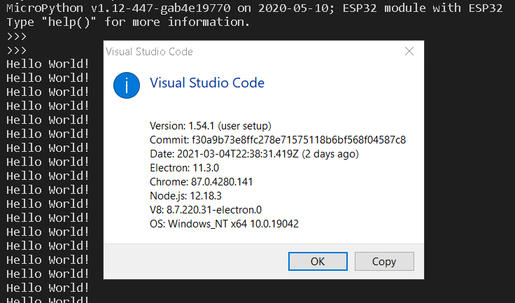 Programmieren mit MicroPython in Visual Studio Code