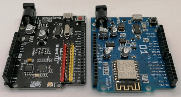 Microcontroller RobotDyn D1 R2 & Wemos D1