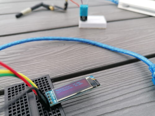 Arduino Nano V3 mit DHT11 Sensor & OLED Display 