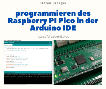 programmieren des Raspberry PI Pico in der Arduino IDE