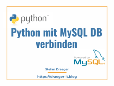 Python Skript mit MySQL DB verbinden