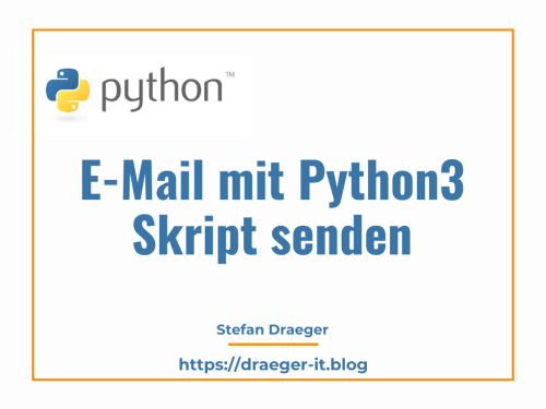 Python3 - E-Mail senden