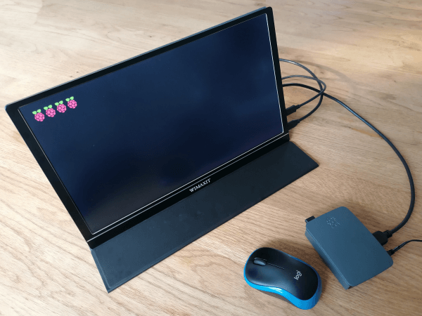 USB-C Monitor von Wimaxit am Raspberry Pi