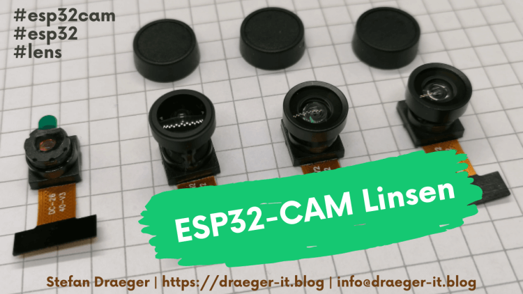 ESP32 CAM verfügbare Linsen
