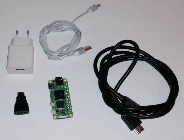 Raspberry Pi Zero 2 W - HDMI Kabel und Adapter
