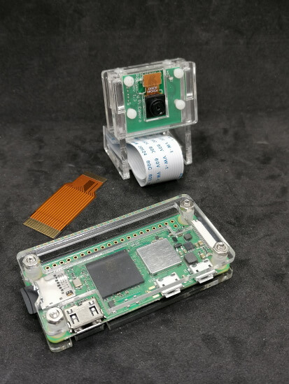 Raspberry Pi Zero 2 W mit Pi Camera v1.3 & Adapter