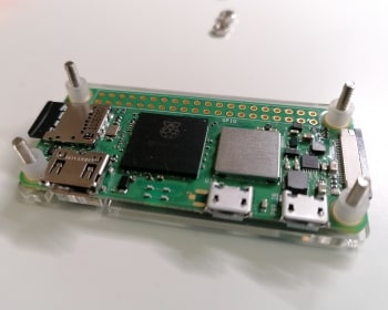 Acrylgehäuse für den Raspberry Pi Zero - Aufbau