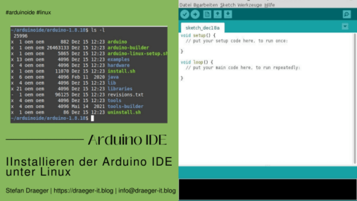 Installieren der Arduino IDE unter Linux