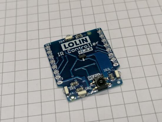 Vorderseite - IR Controller Shield für Lolin D1 Mini
