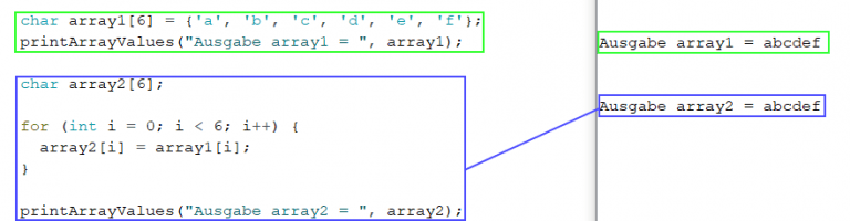Arduino Programmieren: Arrays kopieren & erweitern - Technik Blog