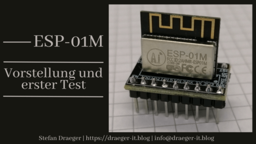 Mikrocontroller - ESP-01M (ESP8285)