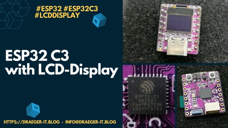Mikrocontroller ESP32 C3 mit LCD-Display