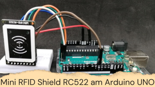 Mini RFID Shield RC522 am Arduino UNO