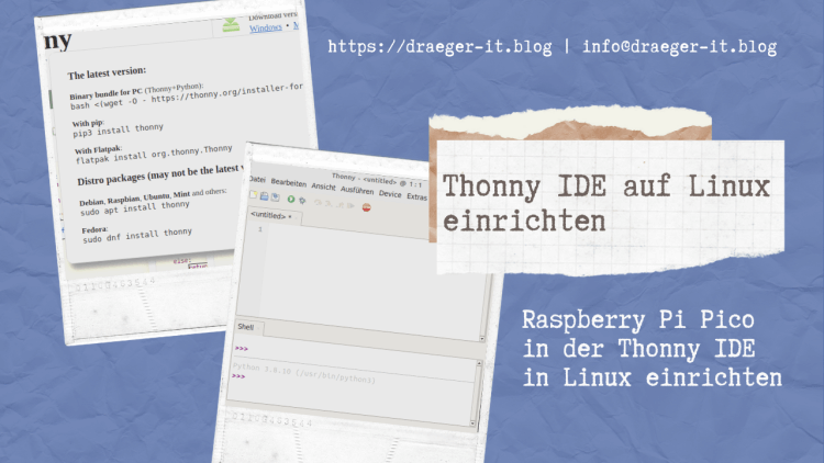 Thonny IDE auf Linux für den Raspberry Pi Pico einrichten