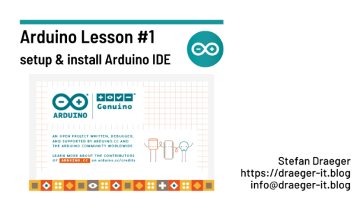 Arduino Lesson #1 - setup & install Arduino IDE