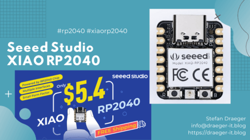 Seeed Studio XIAO RP2040 &#8211; a dwarf with great performance