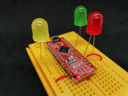 LED als analoger Lichtsensor am Arduino Nano