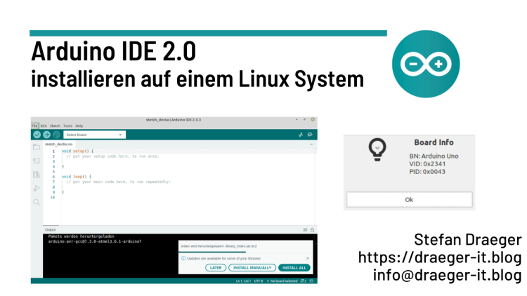 Arduino IDE 2.0 auf Linux installieren