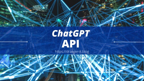 ChatGPT #6: API Programmierung