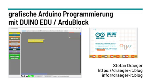 Arduino Programmierung mit DUINO EDU