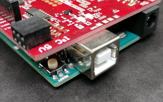 Sensor Shield auf dem Arduino UNO