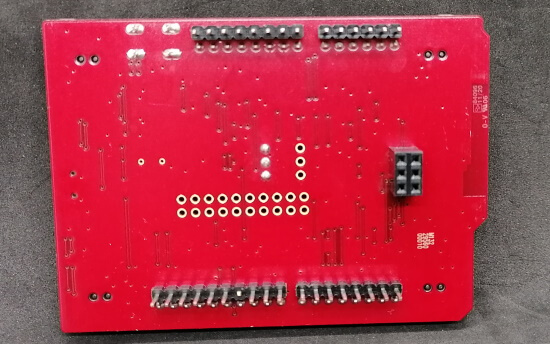Rückseite des Sensor Shields von Würth Elektronik