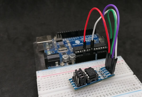 Arduino UNO mit I2C 256K EEPROM