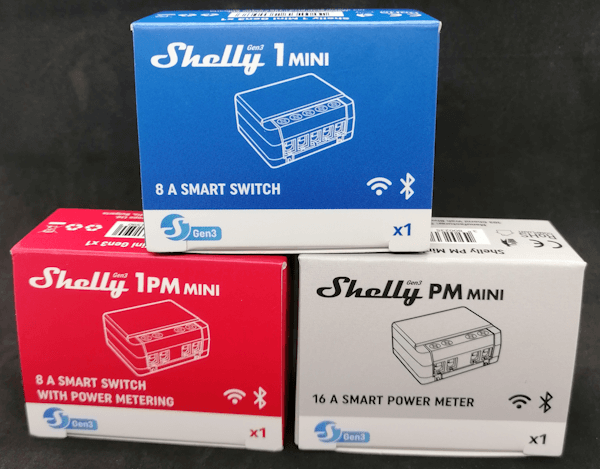 Shelly 1 Mini Gen3 - 1PM & PM