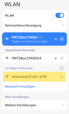 offener AP des reTerminal E1001
