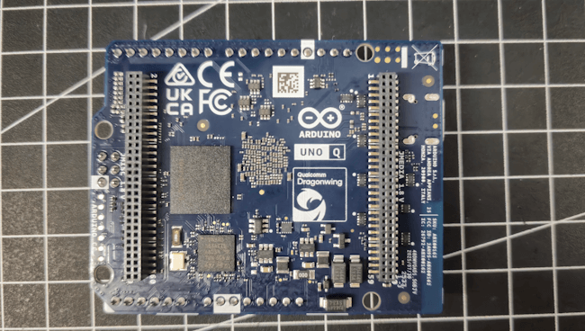Arduino UNO Q - Ansicht von Unten