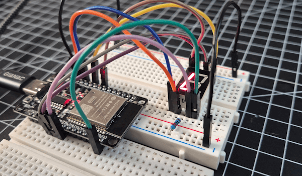ESP-WROOM-32 mit 7 Segmentanzeige #2