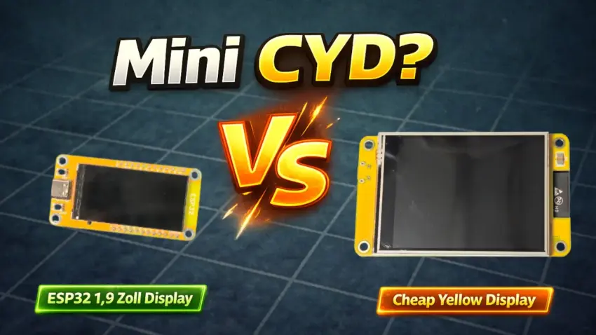 ESP32 mit 1.9" Display: Der kleine Bruder des Cheap Yellow Display?
