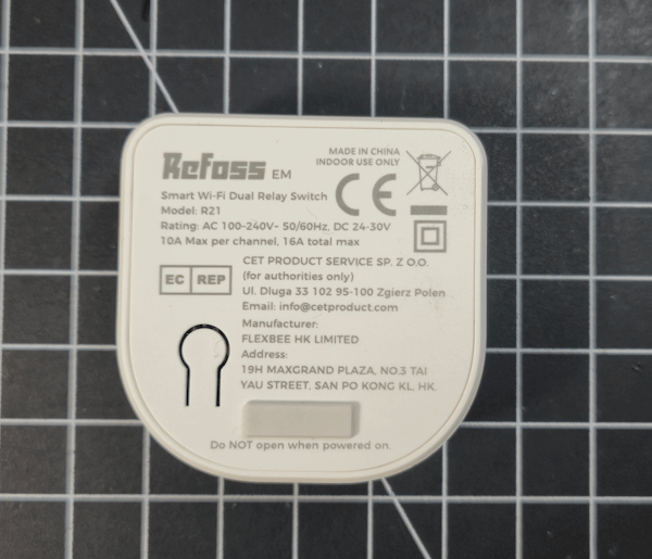 Refoss R21 - smarter 2 Kanal Schalter - #4