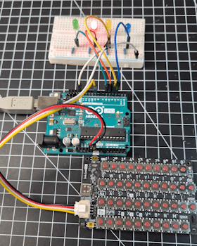 M5Stack CardKB2 via serial mit dem Arduino verbunden - UART Modus