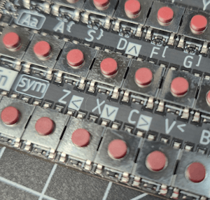 Navigationstasten auf dem CardKB2 von M5Stack